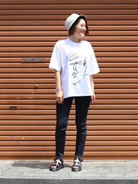 「TODAY edition（トゥデイエディション）のアイテム」を使った、ARKnets STAFFさん（レディース・163cm）の夏コーディネート