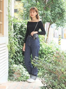 Yori ヨリ パフ ショルダー トップス カットソー ロンハーマン Ron Herman（ロン ハーマン）の「【レディース】bare rib
