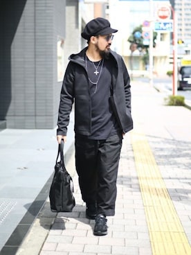 「is-ness（イズネス）のアイテム」を使った、ARKnets STAFFさん（メンズ・173cm）の秋コーディネート