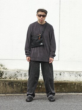 「marka（マーカ）のアイテム（スウェット）」を使った、ARKnets STAFFさん（メンズ・174cm）の秋コーディネート