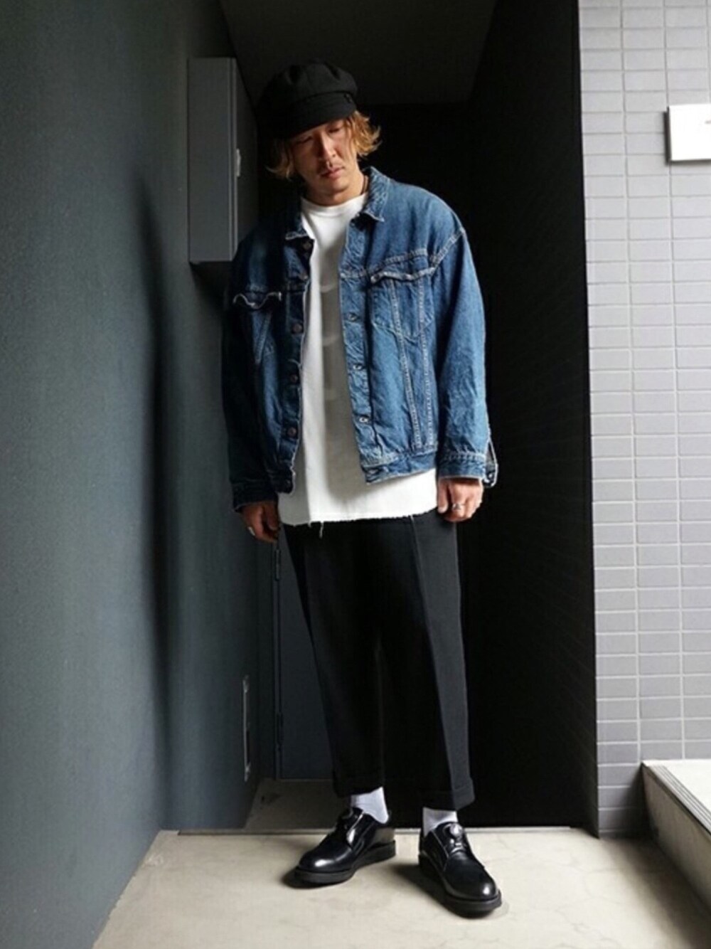 ARKnets STAFF(ARKnets)｜FLAG SPORTのデニムジャケットを使った