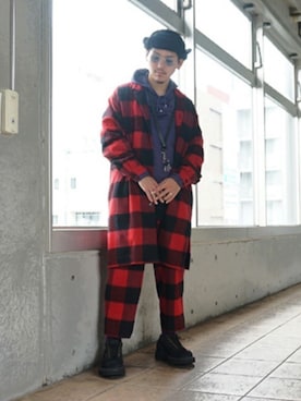 「marka（マーカ）のアイテム（その他アウター）」を使った、ARKnets STAFFさん（メンズ・175cm）の秋コーディネート