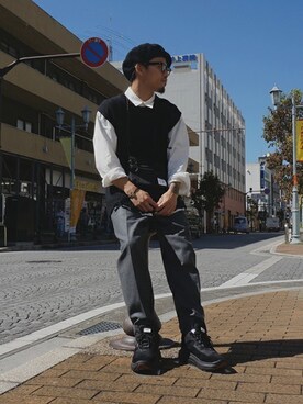 「SUVSOLE」｜ARKnets STAFFさん（メンズ・170cm）の秋コーディネート