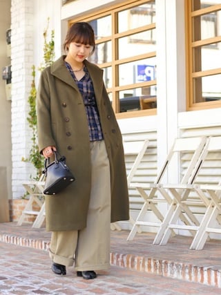 AURALEE BEAVER MELTON P COAT オーラリー　L Beaver Melton P-Coat (AURALEE) | CATHEDRAL（カセドラル）