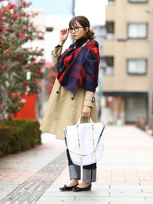 Arknets Staff Arknets Traditional Weatherwearのストール スヌードを使ったコーディネート Wear