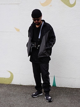 「WP（ダブリューピー）のアイテム（パンツ）」を使った、ARKnets STAFFさん（メンズ・180cm）の冬コーディネート