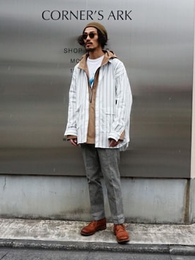 ARKnets STAFFさん(メンズ・175cm)の冬コーディネート