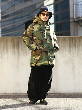 「CORONA（コロナ）のアイテム（ジャケット/アウター）」を使った、ARKnets STAFFさん（メンズ・165cm）の春コーディネート