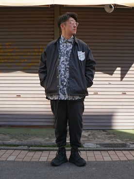 「WP（ダブリューピー）のアイテム（ジャケット/アウター）」を使った、ARKnets STAFFさん（メンズ・173cm）の春コーディネート