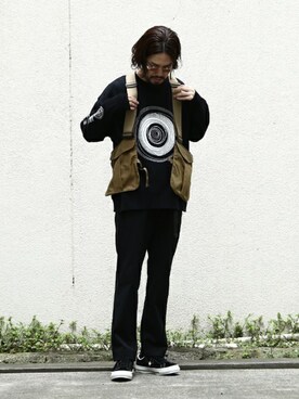 「ONE STAR」｜ARKnets STAFFさん（メンズ・177cm）の春コーディネート