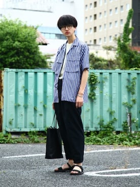 「ARKnets（アークネッツ）のアイテム」を使った、ARKnets STAFFさん（メンズ・181cm）の夏コーディネート
