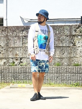 ARKnets STAFFさん（メンズ・171cm）の夏コーディネート