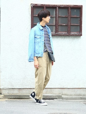 ARKnets STAFFさん（メンズ・181cm）の夏コーディネート