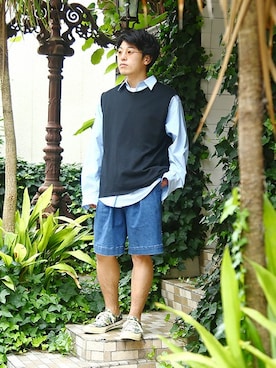 ARKnets STAFFさん（メンズ・168cm）の夏コーディネート
