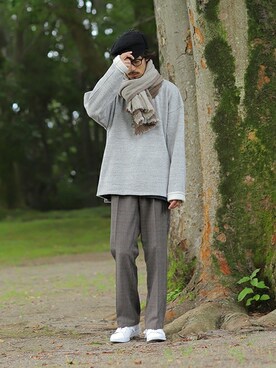 「PORT BY ARK（ポートバイアーク）のアイテム（スウェット）」を使った、ARKnets STAFFさん（メンズ・175cm）の夏コーディネート
