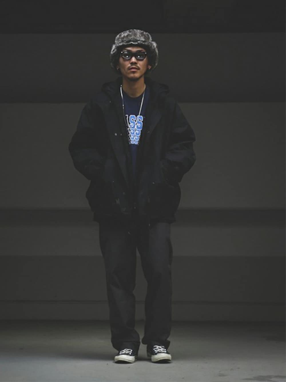 「marka」｜「markaのmarka / マーカ：MILITARY JACKET：M19C-02BL01C[COR]（ミリタリージャケット、グリーン系）」を使った、ARKnets STAFFさん（メンズ・175cm）の秋コーディネートの1枚目の写真