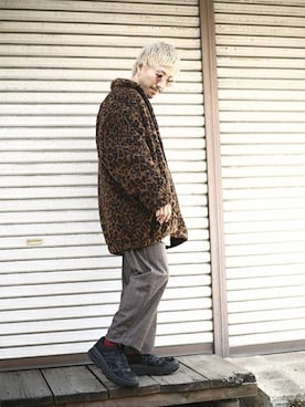 「GOLD（ゴールド）のアイテム（ブルゾン）」を使った、ARKnets STAFFさん（メンズ・165cm）の秋コーディネート