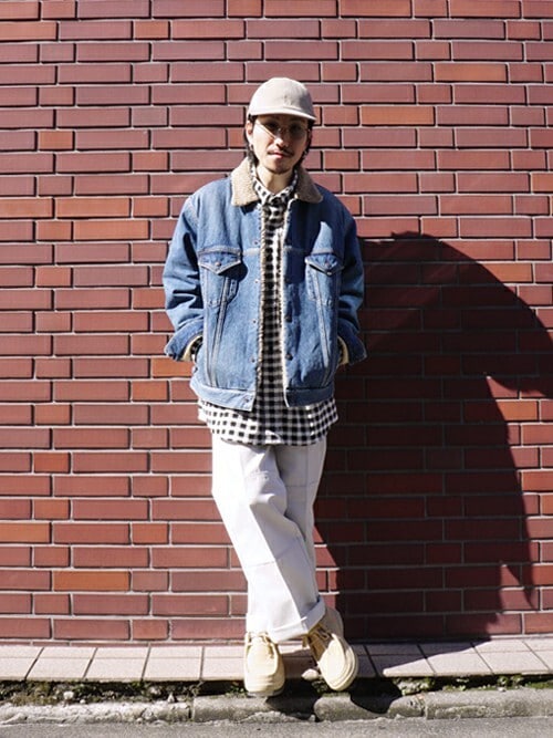 GOLDEN  DELUXE BLAND ボアデニムジャケット GOLDEN DELUXE BLAND ボアデニムジャケット GOLDEN GOOSE DELUXE