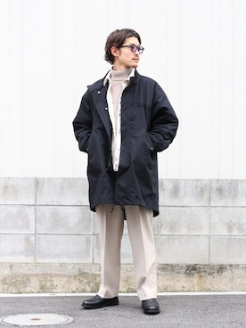 「marka（マーカ）のアイテム（デニムジャケット）」を使った、ARKnets STAFFさん（メンズ・173cm）の秋コーディネート