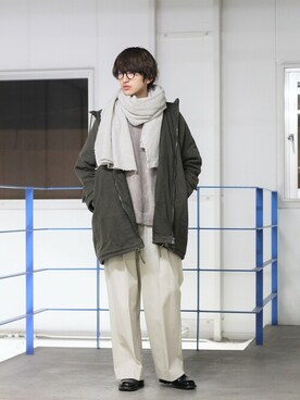 「marka（マーカ）のアイテム（その他アウター）」を使った、ARKnets STAFFさん（メンズ・181cm）の秋コーディネート