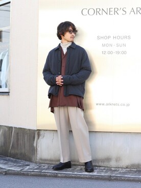 ARKnets STAFFさん（メンズ・173cm）の秋コーディネート