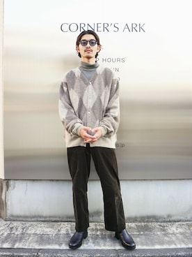 ARKnets STAFFさん（メンズ・173cm）の秋コーディネート