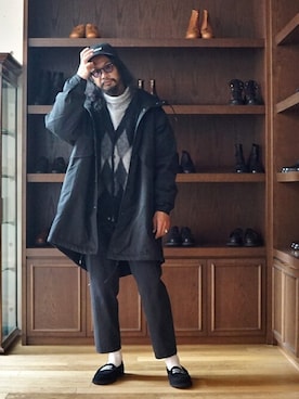 ARKnets STAFFさん（メンズ・183cm）の秋コーディネート