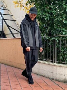 「WP（ダブリューピー）のアイテム（ジャケット/アウター）」を使った、ARKnets STAFFさん（メンズ・172cm）の秋コーディネート