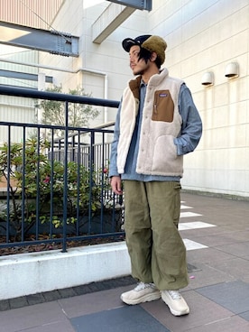 ARKnets STAFFさん（メンズ・174cm）の冬コーディネート