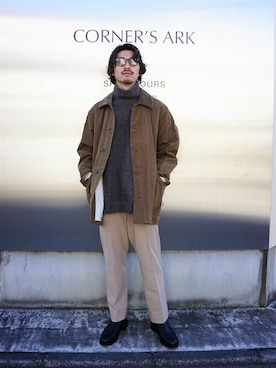 ARKnets STAFFさん（メンズ・173cm）の冬コーディネート