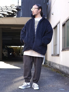 ARKnets STAFFさん（メンズ・170cm）の冬コーディネート