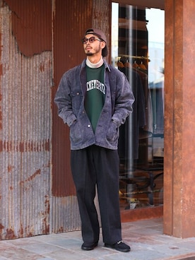 ARKnets STAFFさん（メンズ・185cm）の冬コーディネート