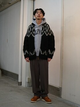 ARKnets STAFFさん（メンズ・178cm）の冬コーディネート