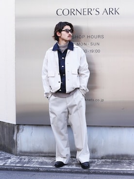 ARKnets STAFFさん（メンズ・175cm）の冬コーディネート
