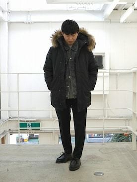 ARKnets STAFFさん(メンズ・170cm)の冬コーディネート