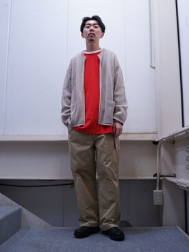 「FLAG SPORT（フラッグスポーツ）のアイテム（パンツ）」を使った、ARKnets STAFFさん（メンズ・178cm）の冬コーディネート