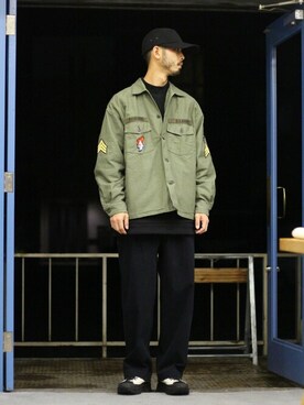 「marka（マーカ）のアイテム（シューズ）」を使った、ARKnets STAFFさん（メンズ・185cm）の冬コーディネート