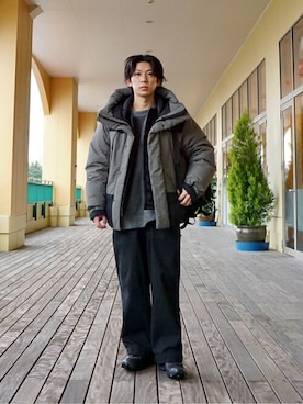 ARKnets STAFFさん（メンズ・168cm）の冬コーディネート