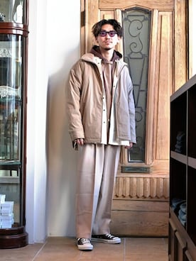 ARKnets STAFFさん（メンズ・175cm）の冬コーディネート