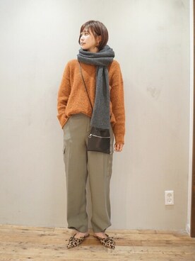 ARKnets STAFFさん（レディース・166cm）の冬コーディネート