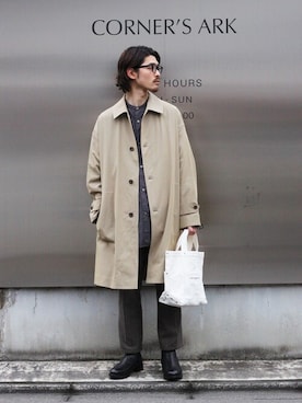 ARKnets STAFFさん（メンズ・173cm）の冬コーディネート