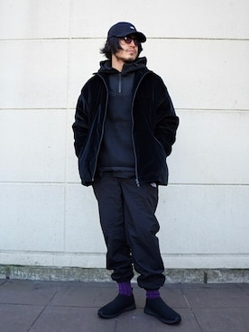 「WP（ダブリューピー）のアイテム（ジャケット/アウター）」を使った、ARKnets STAFFさん（メンズ・174cm）の冬コーディネート