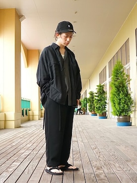 「marka（マーカ）のアイテム（カバーオール）」を使った、ARKnets STAFFさん（メンズ・168cm）の春コーディネート