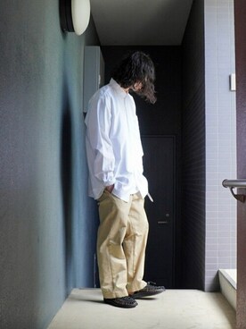 「FLAG SPORT（フラッグスポーツ）のアイテム（パンツ）」を使った、ARKnets STAFFさん（メンズ・175cm）の春コーディネート