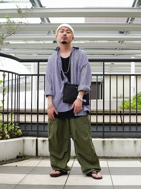 ARKnets STAFFさん（メンズ・166cm）の春コーディネート