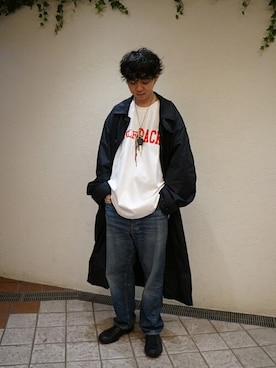 「FLAG SPORT（フラッグスポーツ）のアイテム（パンツ）」を使った、ARKnets STAFFさん（メンズ・178cm）の春コーディネート