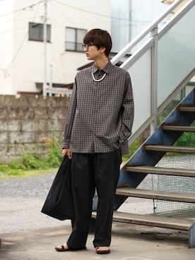 ARKnets STAFFさん（メンズ・181cm）の夏コーディネート