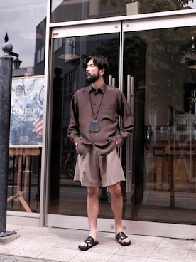 ARKnets STAFFさん（メンズ・174cm）の夏コーディネート