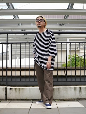 ARKnets STAFFさん（メンズ・166cm）の夏コーディネート