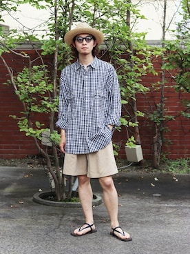 ARKnets STAFFさん（メンズ・173cm）の夏コーディネート